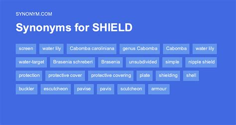 synonyms for sheild